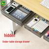 Under-Desk Invisible Organizer: Punch-Free Drawer for Office Stationery
