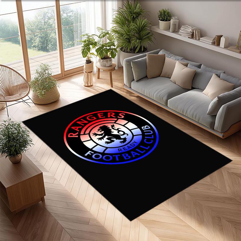 Ranger FC Printed Crystal Velvet Area Rug, Soft Anti-Slip Water Absorbent Floor Mat for Living Room Bedroom