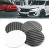 Преобразите свои колеса с помощью 4 шт. прозрачных наклеек на центральную крышку ступицы из углеродного волокна из смолы, украшение 56 мм/2,2 дюйма