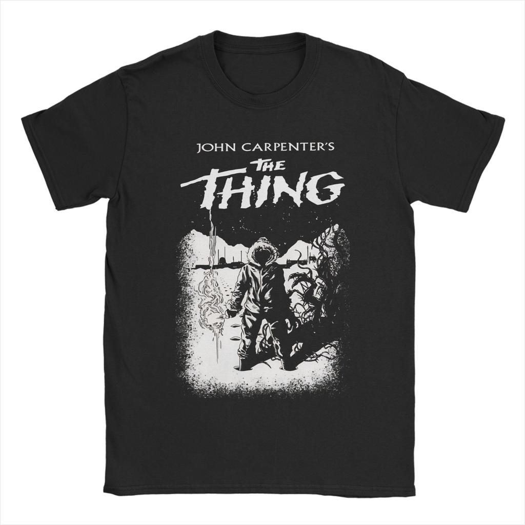 1982 jc The Thing Movie Unisex T Shirts Awesome Tee Shirt Short Sleeve O Neck TShirt Cotton Gift Idea Clothes