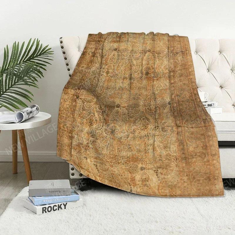 Плед диванный для коленей теплый зимний покрывало на кровать накидка Декор бохо теплый флис скандинавский винтажный марокканский мягкий и ворсистый