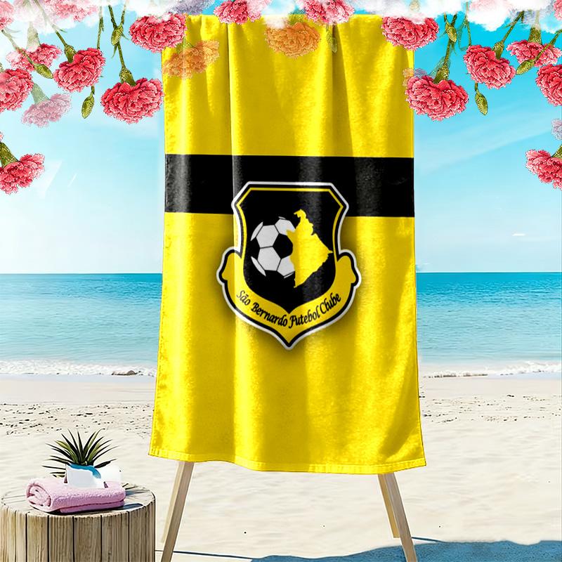 São Bernardo FC Print Beach Towel, Large Soft Quick Dry Towel for Beach Camping Swimming
