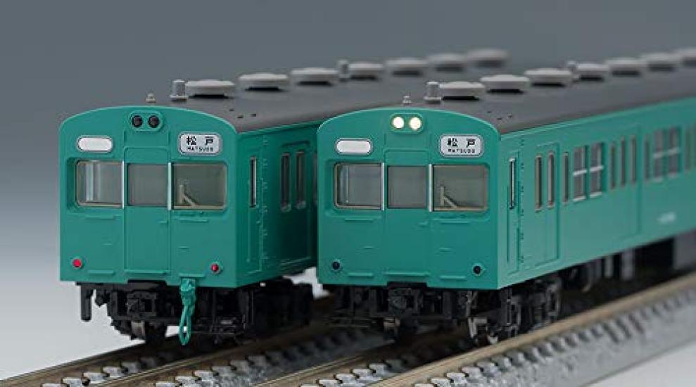 TOMIX N Gauge 103 1000 Series Commuter Joban and Narita Basic Set of 4 Model Train Train, Lines, Non-Air-Conditioned, Cars, 98347,
