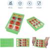 Creative Ice Cube Molds, Ice Cube Tray with Lid, Flexible Design Food Grade Silicone, Reusable Stackable For Whiskey Ice Cubes, Ice Cube Molds (Blue)