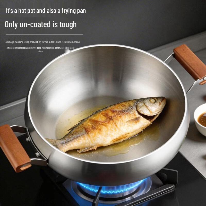 316 Stainless Steel Saucepan with Steamer