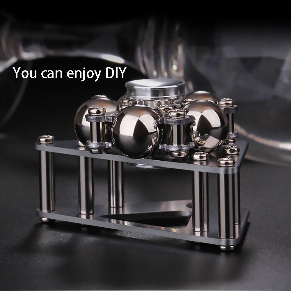 62 детали DIY Fidget Spinner, ручной сплав цинка, металлический классический кронштейн, антидепрессант, против раздражительности, СДВГ, офисная игрушка