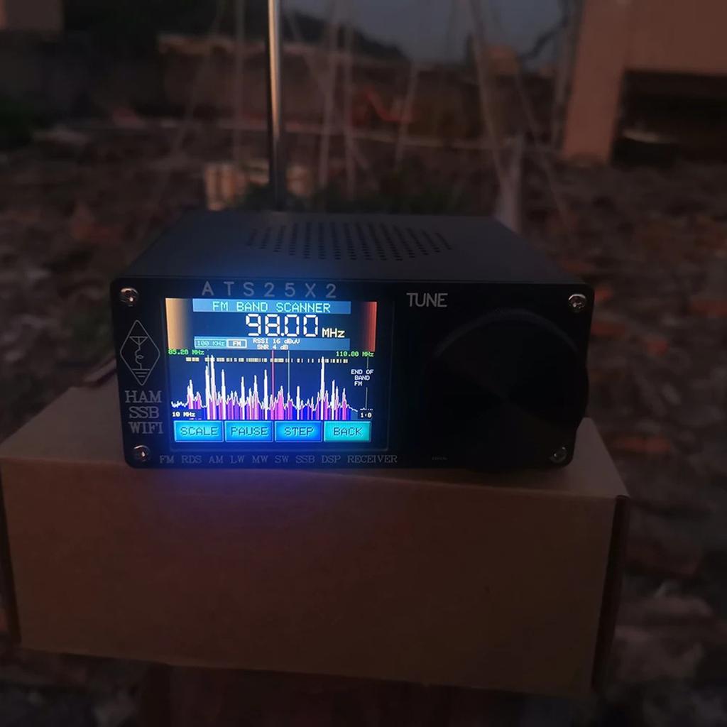 ATS25X2 Si4732 Полнодиапазонный радиоприемник-сканер с сенсорным экраном, портативный FM-радиоприемник