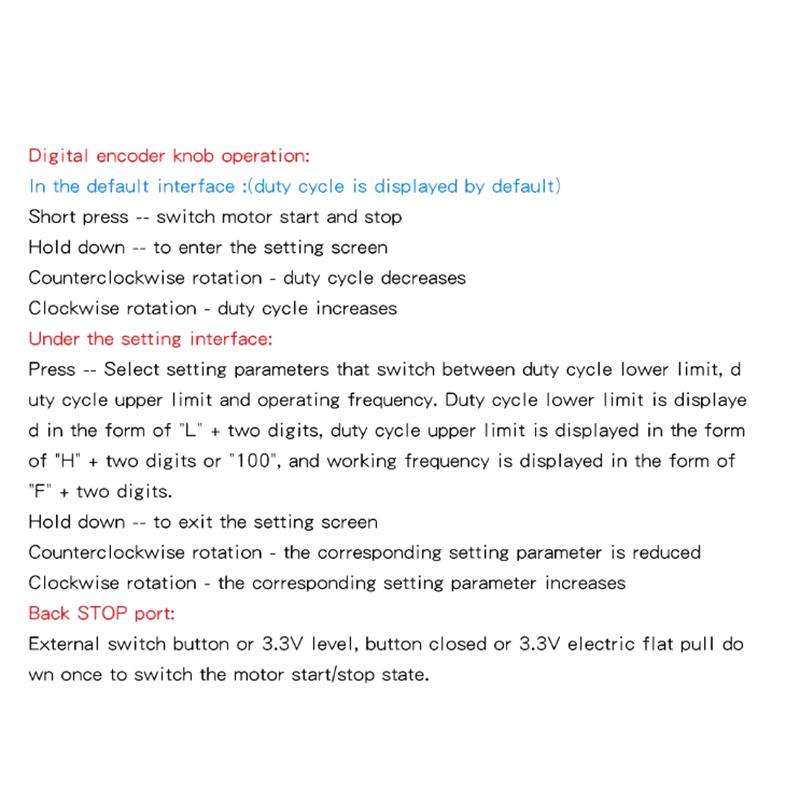 Контроллер двигателя постоянного тока 5-30 В 12 В 24 В 5 А ШИМ Регулируемая скорость Цифровой дисплей Энкодер Частота Макс. 15 А Zk-Mg