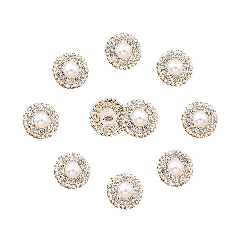 Вышивка Рубашка Пуговицы Украшения Пуговицы Швейные Принадлежности Металлические Стразы Перламутровые Пуговицы