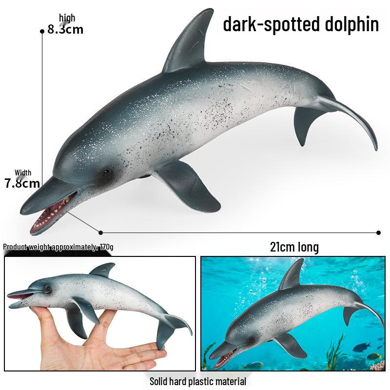 Ocean Wildlife Simulation Toy Set: Sea Turtle, Shark, Whale, Sea Lion, Tiger Shark, Manta Ray, Seal, Grouper.