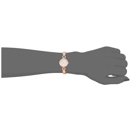 Fieldwork Watch, Waterproof, Floral Daisy Design, Metal Band, Analog, WP Pum?ry ASS163-4, Women's, Rose Gold