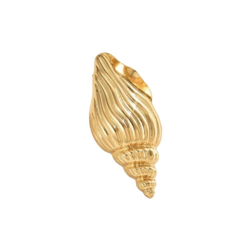 Golden Color Starfish Hair Clip Vacation Style Duckbill Hair Clip Sweet Headwear Girl