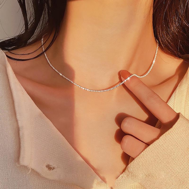 Сверкающее ожерелье на ключице, женское модное колье с геометрическим рисунком, богемное блестящее ожерелье с детскими звездами, аксессуары