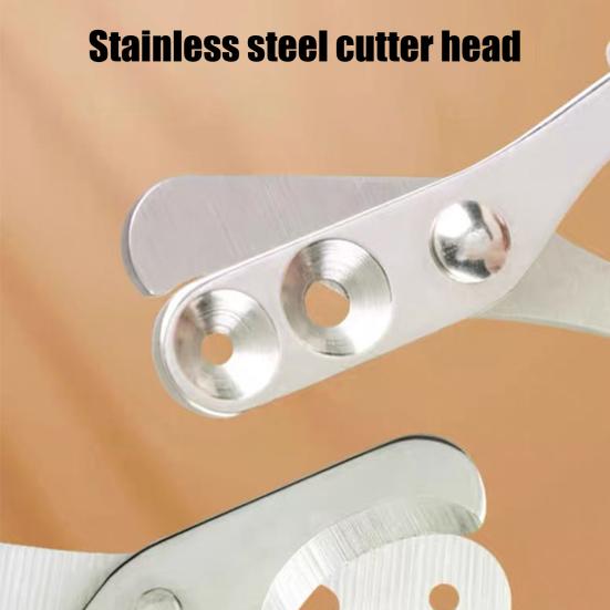 Машинки для стрижки кошачьих когтей с круглым отверстием, эргономичные лезвия с двойным отверстием, принадлежности для ухода за животными, триммеры для стрижки домашних животных