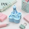 Anxiety Relief Gadgets Iron Tower Shape Clicker, Stress Desktop Ornament, 3D Macaron Colored Ornaments Printed Portable Fidget Toy, for Office