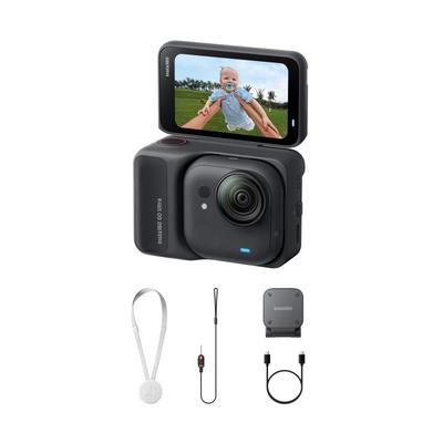 От Sara Insta360 GO Ultra Стандартная версия Черный Камера, которая изменит вашу водонепроницаемую на носимую съемку и до 3 часов времени записи