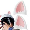 1 пара милых кошачьих ушек для украшения мотоциклетного шлема, самоклеящиеся кошачьи ушки, рожки для каски для скутера, велосипеда, мотоцикла, лыж