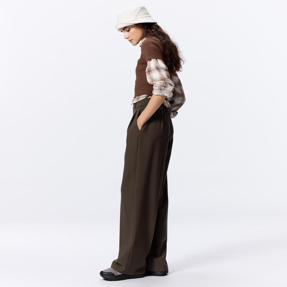 GU by Uniqlo Tuck Wide Pants+ec  Length 80.0cm 
