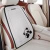 New Linen Cartoon Panda Car  Seat Cushion Non-slip Breathable Universal Car Seat Cover for Most Cars All Seasons Universal