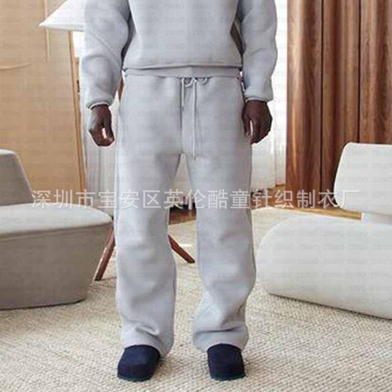 Mens Oversized Hooded Sweatshirt Matching Joggers Set Casual Streetwear 2025 Cotton Blend Loose Fit