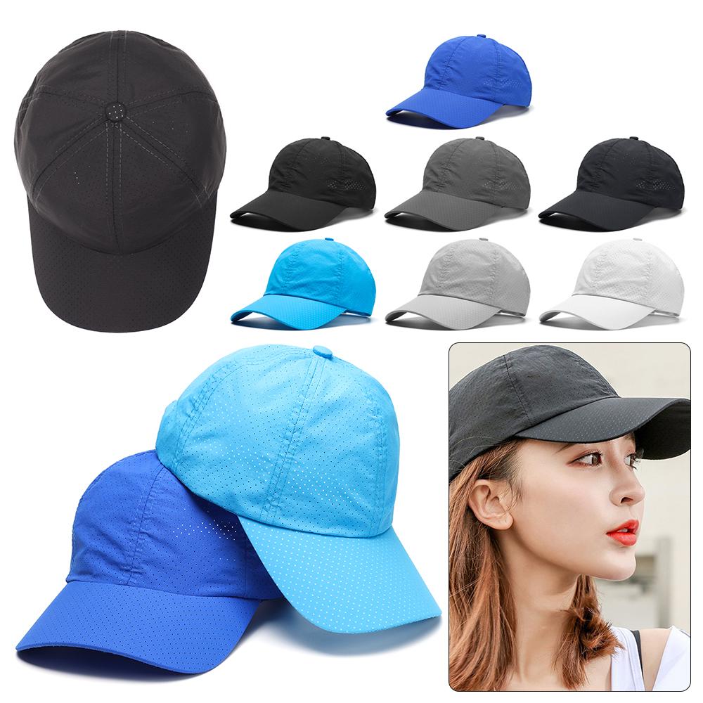 Outdoor Sports Quick Dry Hiking Camping Baseball Cap Sun Hat Breathable Golf Tennis Cap