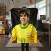 Brazilian footballer Kaká pattern Flannel Blanket, High quality Comfortable for All Seasons, Home Decor, Warmth and Comfort, Perfect for Gifts.