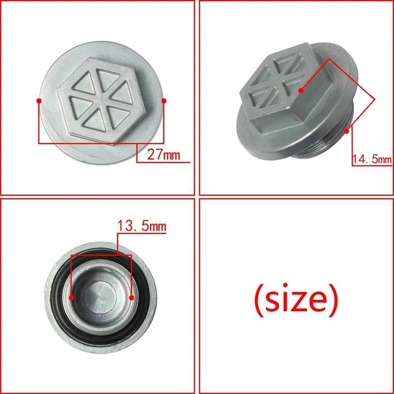 Motorcycle carburetor Float Bowl Screw Plug With O-Ring For Honda Keihin Mikuni Koso Oko Pwk Fcr Yamaha Wr250f Suzuki Rmz250