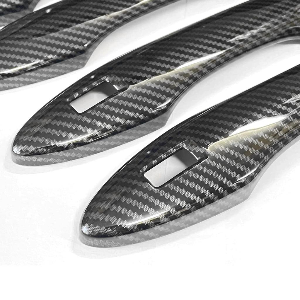 CGP Door Handle Cover Carbon Tone 4pcs New Sienta 10 Series MXPC10G MXPL10G MXPL15G 10 Series Exterior CGP-6422