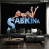 Sabrina Wall Tapestry, Aesthetic Printed Fabric Blanket, Suitable for Bedroom, Living Room, and Home Decor.