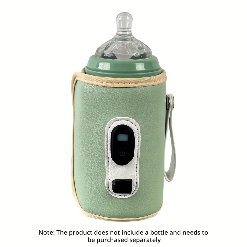 Travel Portable Bottle Thermostat With Five-Position Usb Control And Digital Display For Outdoor Use Comes With Usb Cord.