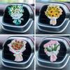 Car Air Freshener Flower Bouquet Exquisite Workmanship Various Scents Delicate Decoration Eco-friendly Interior Air Freshener Vent Clip