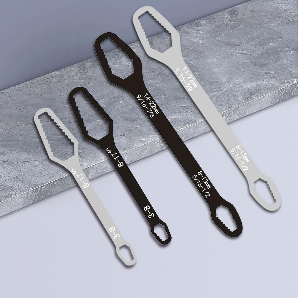 Универсальный гаечный ключ Torx с двойной головкой, самозатягивающийся, регулируемый от 3 мм до 22 мм, для ремонта дома и автомобиля