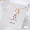 New Niche Design Retro Butterfly Micro-Inlaid Zircon Pendant Necklace Women'S Fashion Collarbone Chain