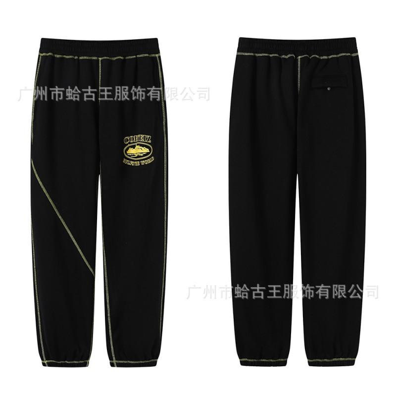 Unisex Hooded Sweatshirt Jogger Pants Set With Letter Print Fleece-Lined Cotton Blend Streetwear Winter Outfit
