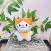 Charming Plush Animal Keychain Lovely Cartoon Cat Figurine Cozy Bag Pendant Children For