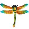 Wrought Iron Dragonfly Wall Hanging Courtyard Garden Porch Home Wall Balcony Art Decoration Outdoor
