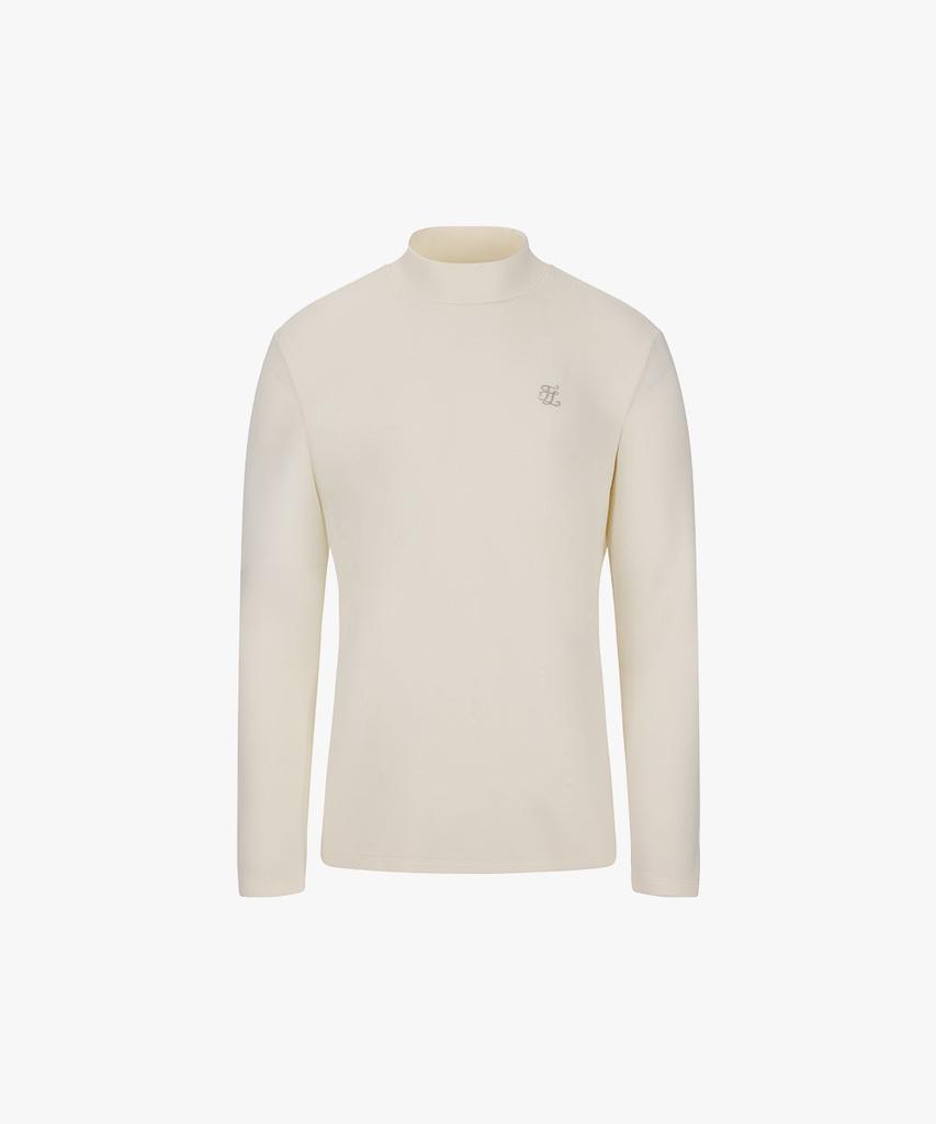 FAIRLIAR GOLF Men'S High-Neck T-Shirt (Cream)