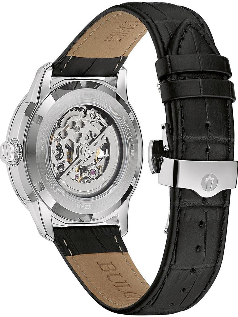 Bulova Automatic Mechanical Skeleton Classic Watch 96A266 Men's