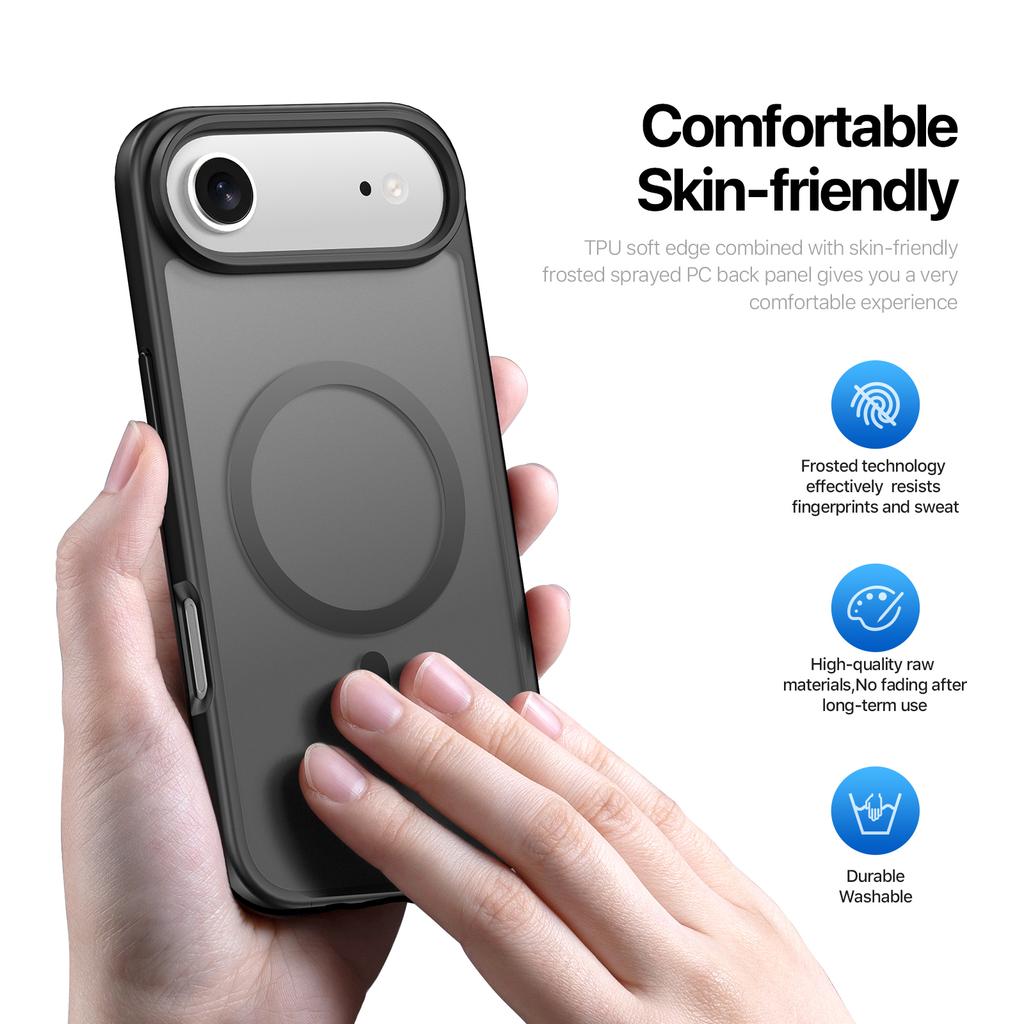 For iPhone Air Case DUX DUCIS Yind Series PC+TPU Phone Cover Compatible with MagSafe