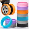 Luggage Wheels Protector Silicone Wheels Caster Shoe Trolley Case Reduce Noise Silent Caster Sleeve Luggage Suitcase Accessories