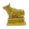 Индийская статуя латунные металлические украшения религиозный Нанди божественный стол домашний декор