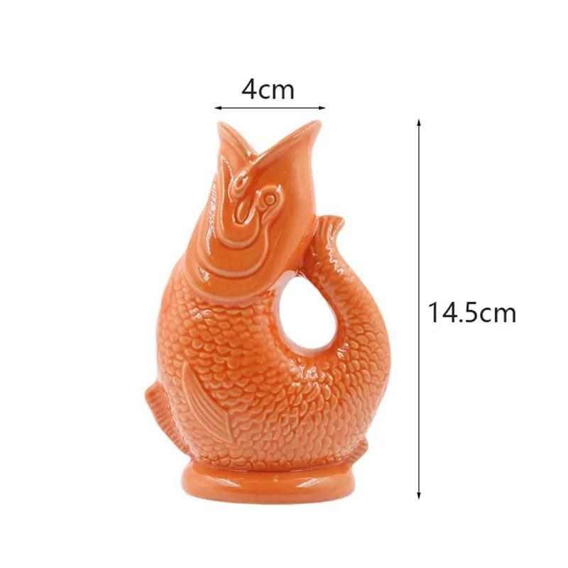 Creative Cocktail Cup Hawaii Ceramic Tiki Mug Fish Shaped Wine Mug Halloween Gift Personalized Ceramic Decorations Accessories