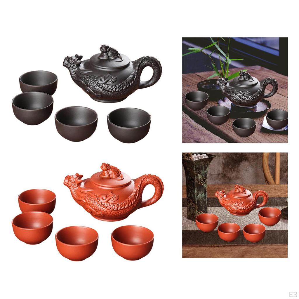 Чайный сервиз кунг-фу, бытовые коллекции, принадлежности для церемоний, портативная чайная посуда, чайник и чашка для