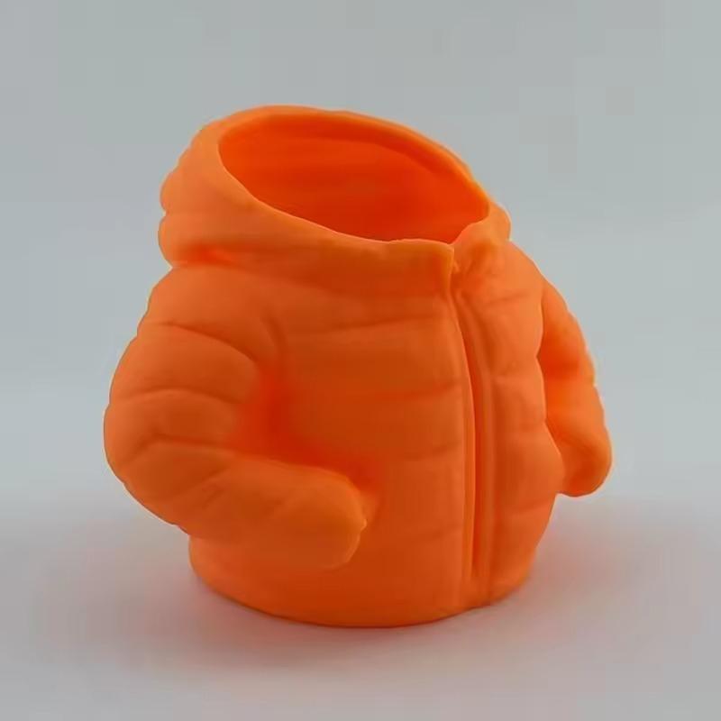 Мини-пуховики, напечатанные на 3D-принтере, Пластиковый держатель для ручек для украшения гостиной, Домашние аксессуары