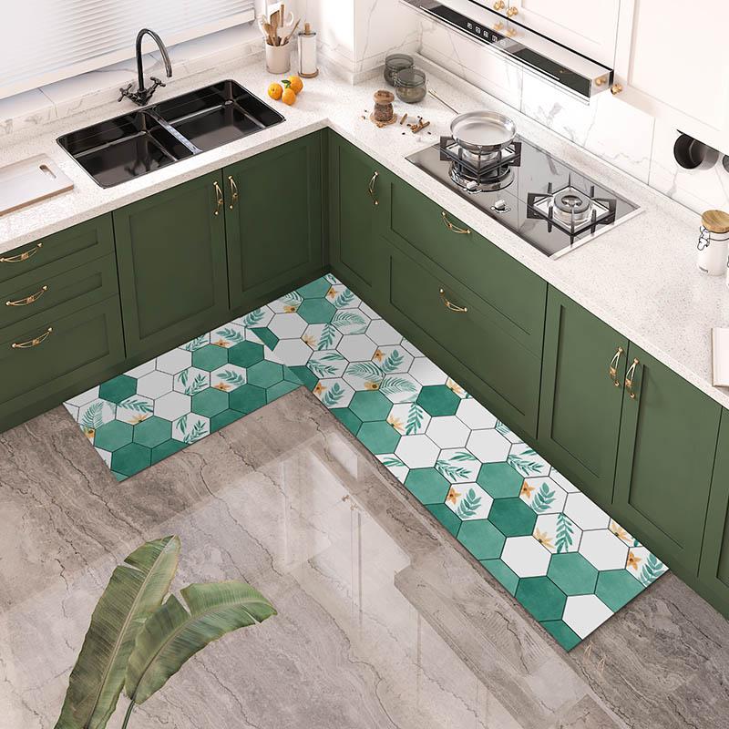 Long Area Rug Kitchen Floor Mat Carpets Non-slip Kitchen Carpets for Living Room Entrance Door Mat Home Decor