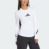 adidas Серия Истинное Исцеление Пуловер с круглым вырезом Приталенная Футболка с длинным рукавом Женские футболки KE4906
