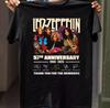 Led Zeppelin 57-я годовщина 1968-2025 Спасибо за музыку футболка