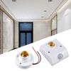 E27 Lamp Bases 100-240V Automatic Human Body Infrared PIR Sensor Bulb Light PIR Motion Detector Wall Lamp Holder Socket