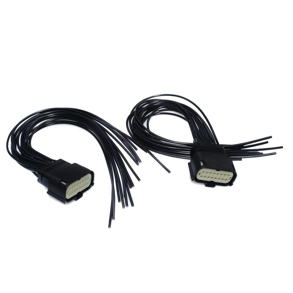 16-контактный разъем-косичка проводки фары для Jeep Grand Cherokee Xenon SRT HID LED DRL 2014 2015 2016 2017 2018