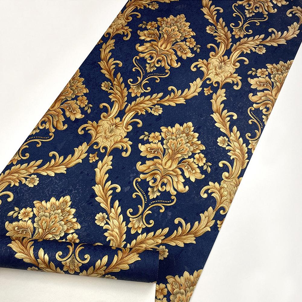 9 Стиль Роскошные 3D Дамаск Виниловые Обои Спальня Гостиная Красные Цветочные Обои Рулон Ktv